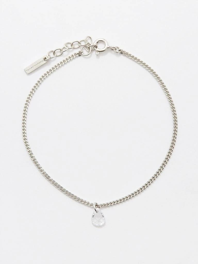 商品Completedworks|Cubic zirconia & recycled sterling-silver bracelet,价格¥859,第1张图片