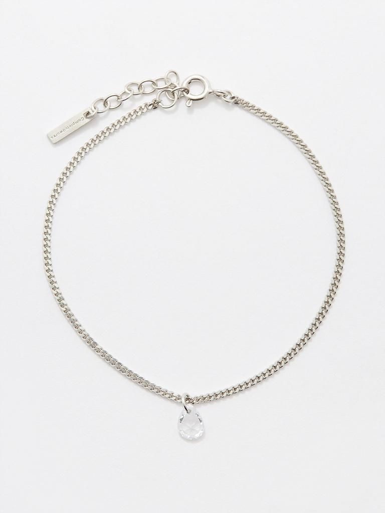 商品Completedworks|Cubic zirconia & recycled sterling-silver bracelet,价格¥1457,第1张图片