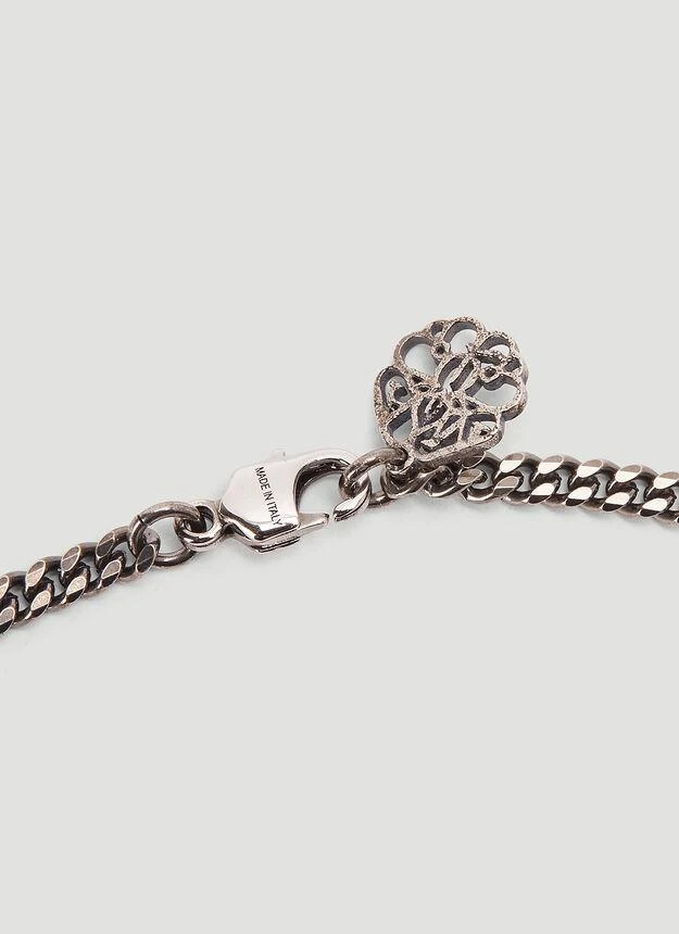 商品Alexander McQueen|Skull Chain Necklace in Silver,价格¥3376,第5张图片详细描述