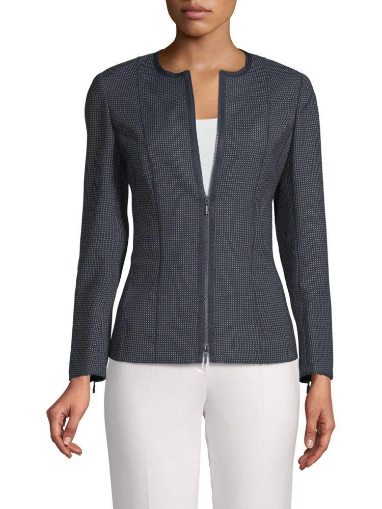商品Lafayette 148 New York|Damien Pin Dot Jacket,价格¥1955,第1张图片