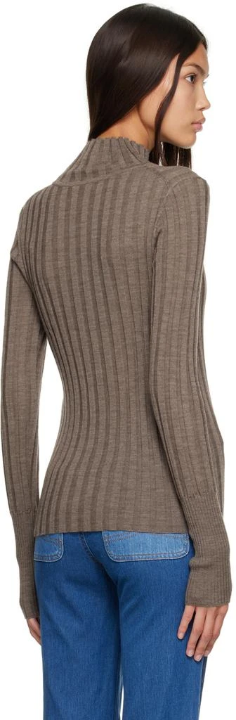 商品See by Chloé|Beige Ribbed Turtleneck,价格¥1542,第3张图片详细描述