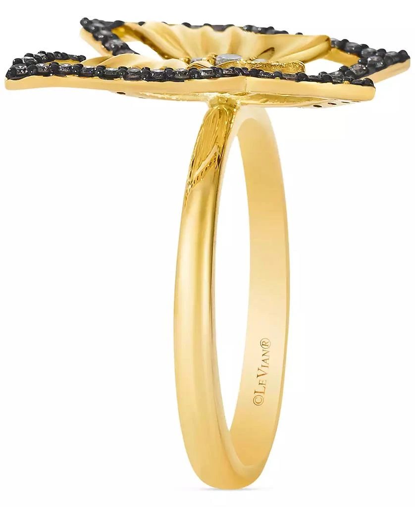 商品Le Vian|Chocolate Diamond & Nude Diamond Butterfly Ring (1/3 ct. t.w.) in 14k Gold,价格¥9424,第5张图片详细描述