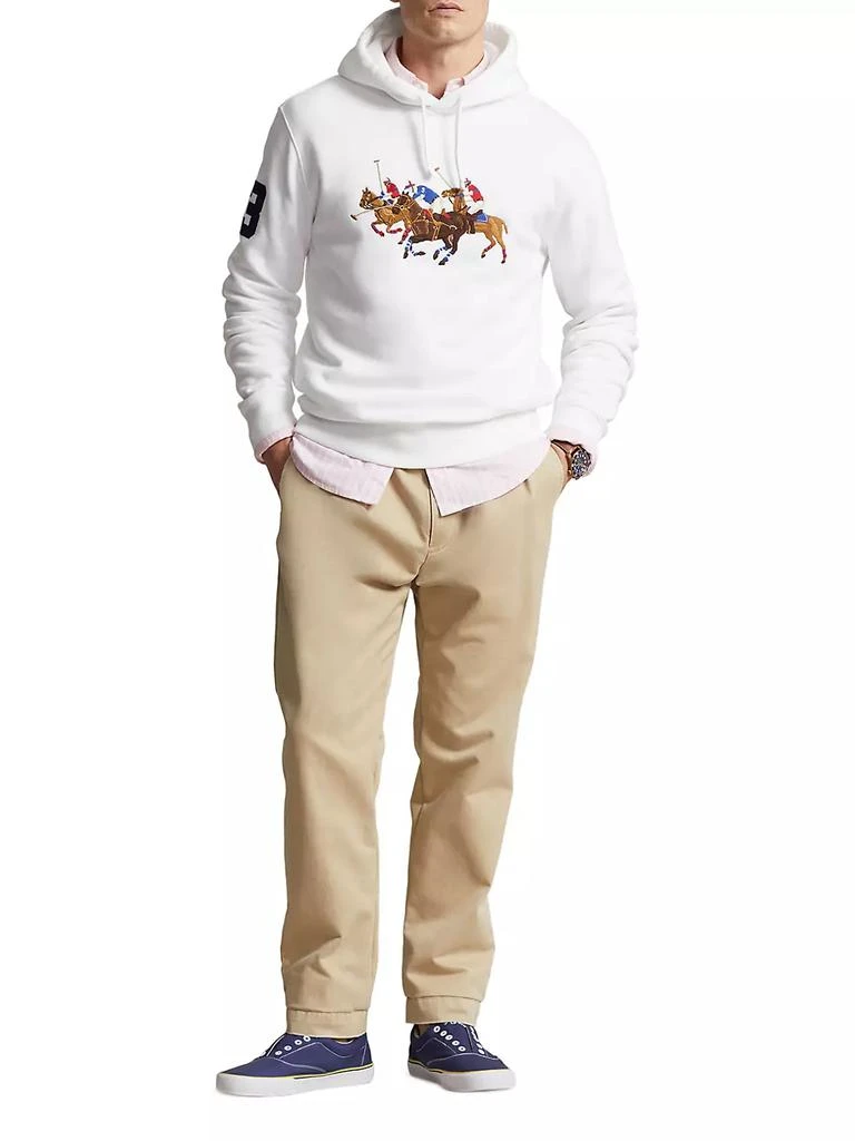 商品Ralph Lauren|Logo Patch Cotton-Blend Hoodie,价格¥1386,第2张图片详细描述