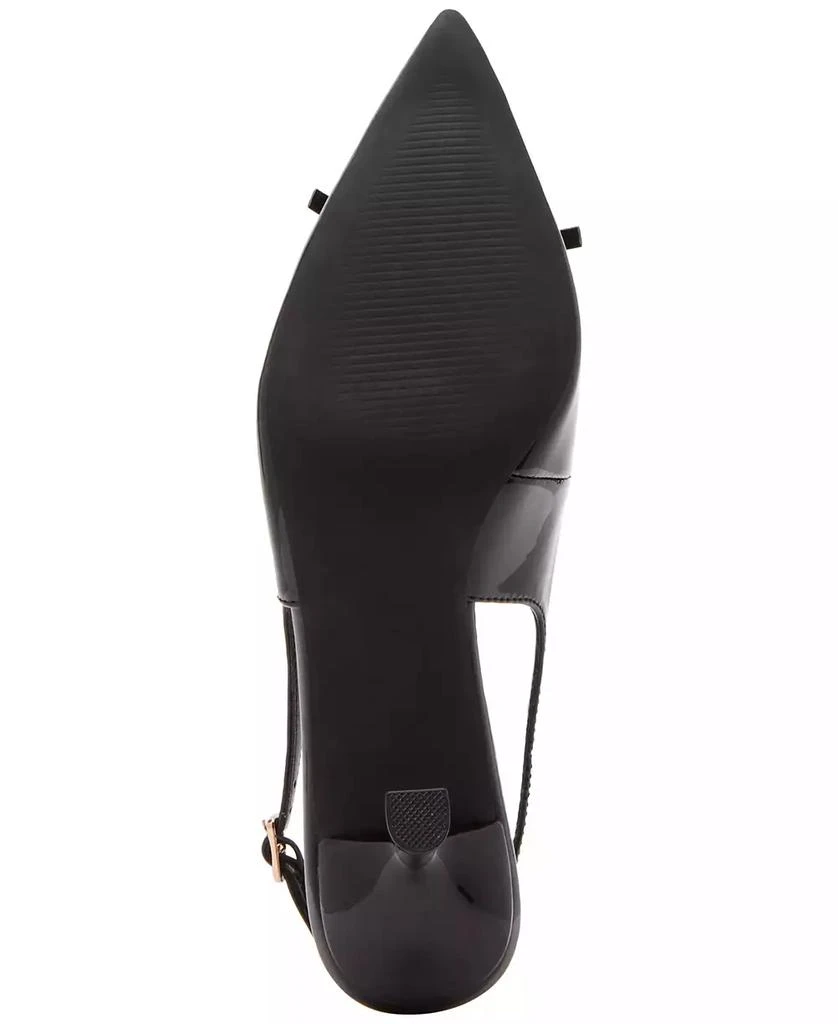 商品Madden Girl|Vogue Bow Slingback Kitten-Heel Pumps,价格¥363,第5张图片详细描述