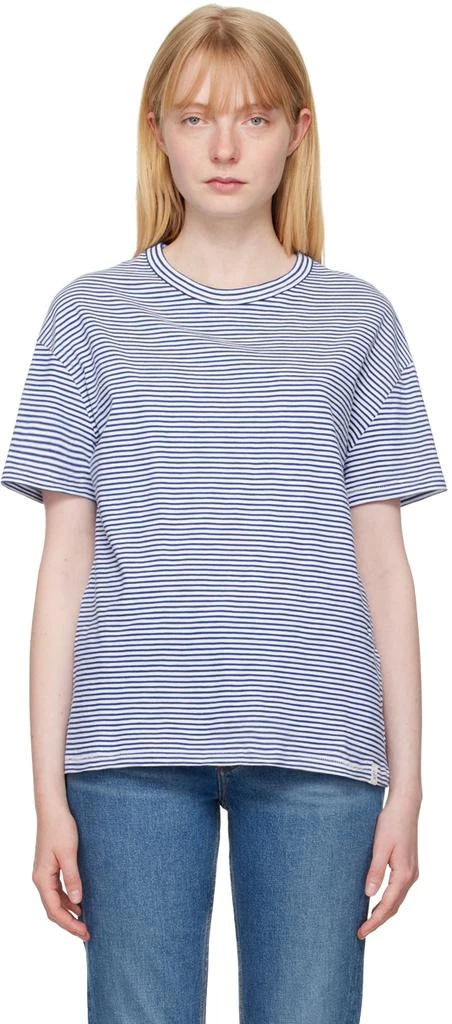 商品Rag & Bone|Blue & White Striped T-Shirt,价格¥394,第1张图片