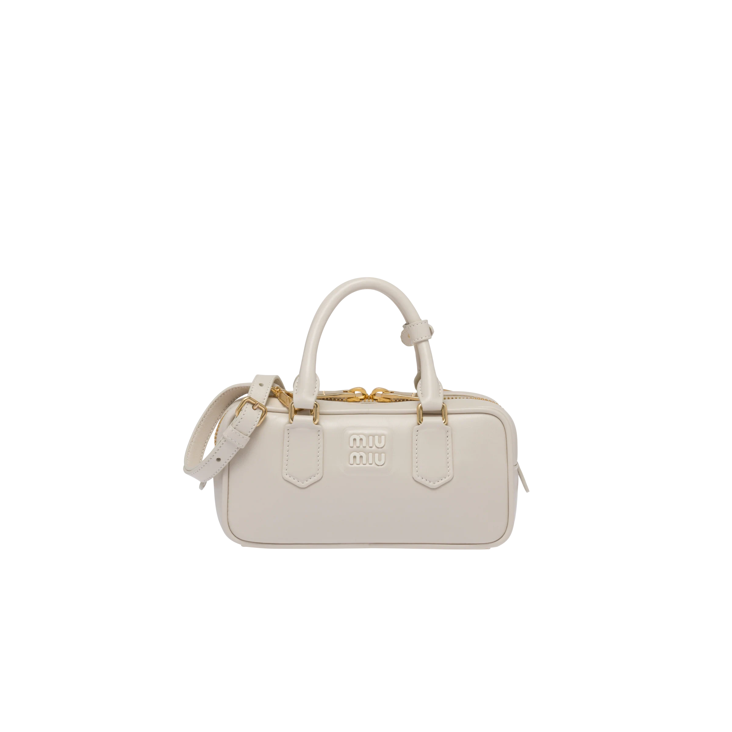 包邮包税【预售7天发货】 MIUMIU缪缪 23秋冬 女士 手提包 Sac à main Arcadie en cuir 5BB142_2F8K_F0K74_V_OOO 商品