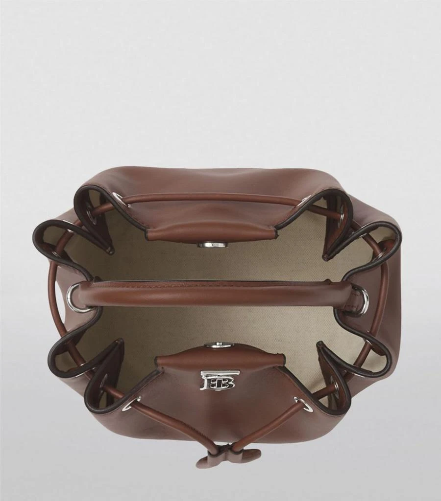 商品Burberry|Leather TB Monogram Bucket Bag,价格¥9655,第5张图片详细描述