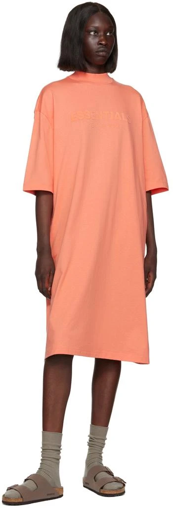 商品Essentials|Pink Short Sleeve Midi Dress,价格¥206,第4张图片详细描述