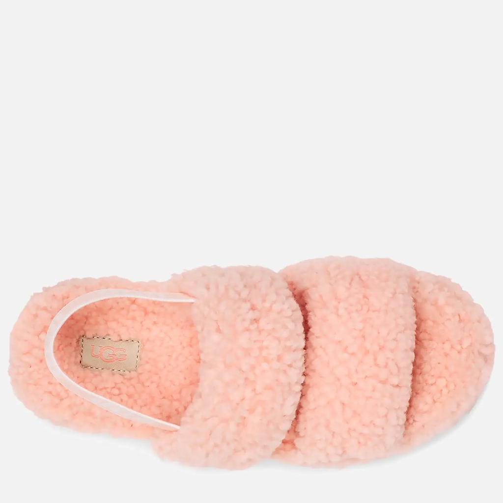商品UGG|UGG Women's Oh Fluffita Sheepskin Slippers - Pink Dusk,价格¥405,第4张图片详细描述