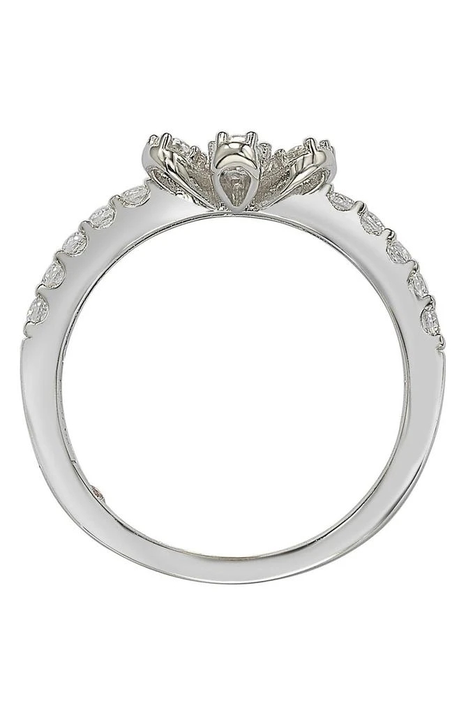 商品Suzy Levian|Sterling Silver CZ Dainty Flower Ring,价格¥716,第3张图片详细描述