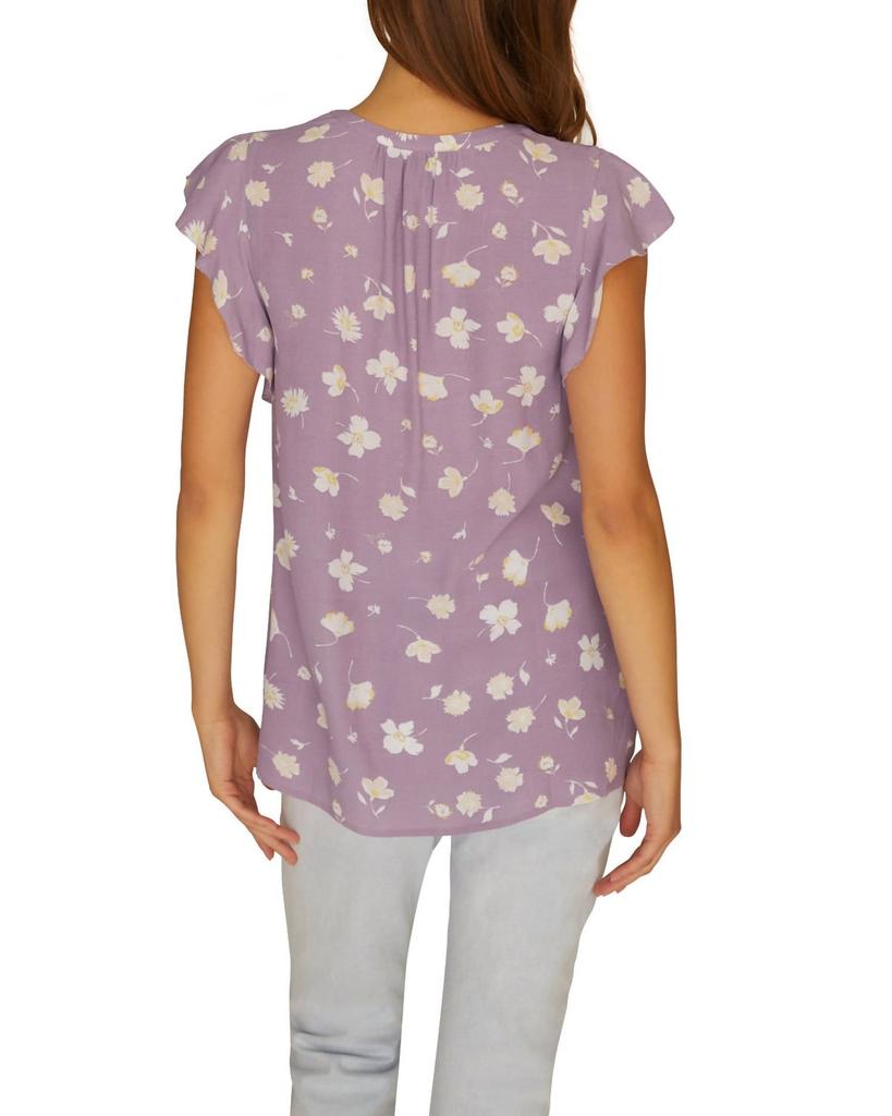 Paloma Shell Top in Purple商品第3张图片规格展示