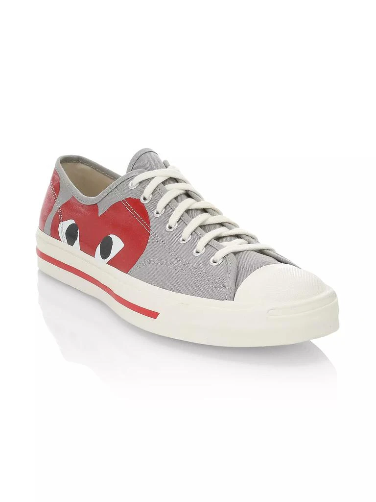 商品Comme des Garcons|Unisex CdG PLAY x Converse Unisex Jack Purcell Low-Top Sneakers,价格¥1127,第2张图片详细描述