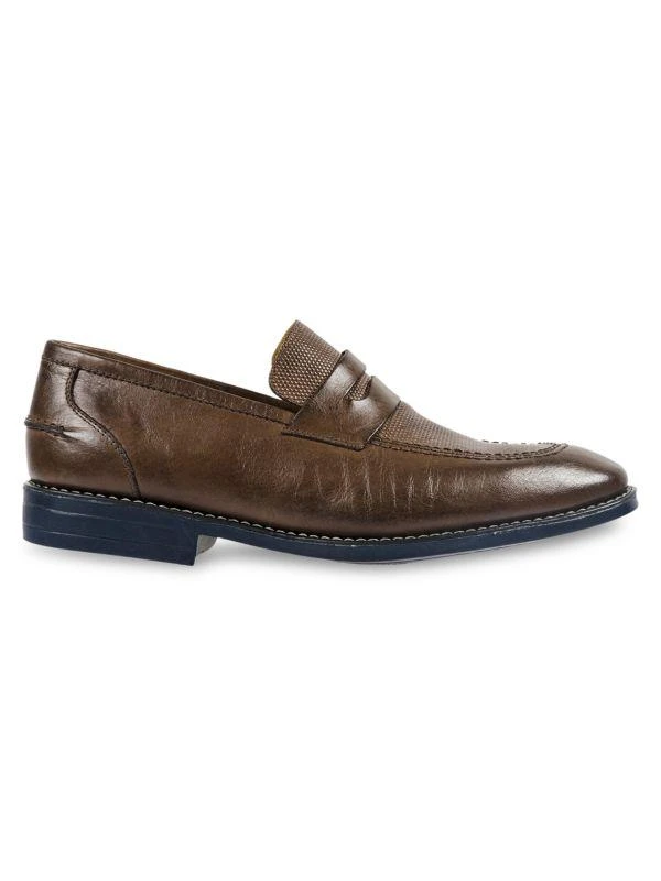 商品Sandro Moscoloni|​Maestro Embossed Leather Penny Loafers,价格¥1025,第1张图片