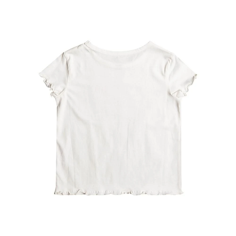 商品Roxy|Toddler Girls Ruffled Edge T-shirt,价格¥49,第2张图片详细描述