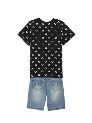 商品True Religion|Baby Boy's 2-Piece Shorts & Tee Set,价格¥118,第2张图片详细描述