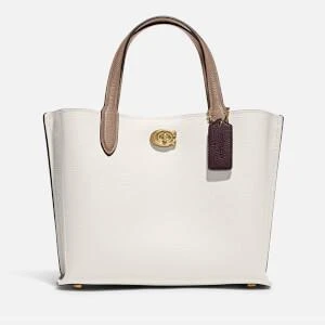 商品Coach|Coach Willow Colour-Block Leather Tote Bag,价格¥1985,第1张图片