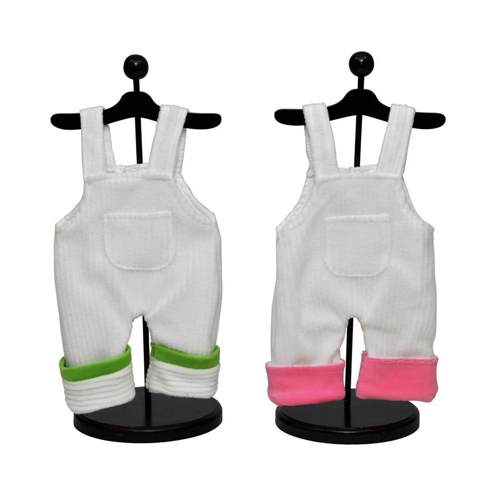 商品The Queen's Treasures|Set of Two Complete Bitty 15" Baby Doll Twin Overall Outfits,价格¥285,第4张图片详细描述