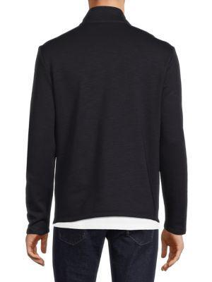 商品Calvin Klein|Logo Zip Up Pullover,价格¥337,第4张图片详细描述