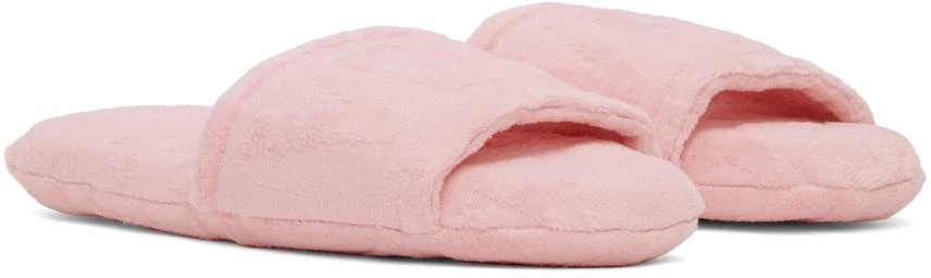 商品Versace|Pink Jacquard Slippers,价格¥553,第4张图片详细描述