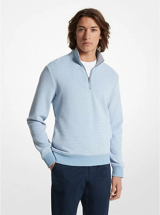 商品Michael Kors|Cotton Blend Half-Zip Sweater,价格¥961,第1张图片