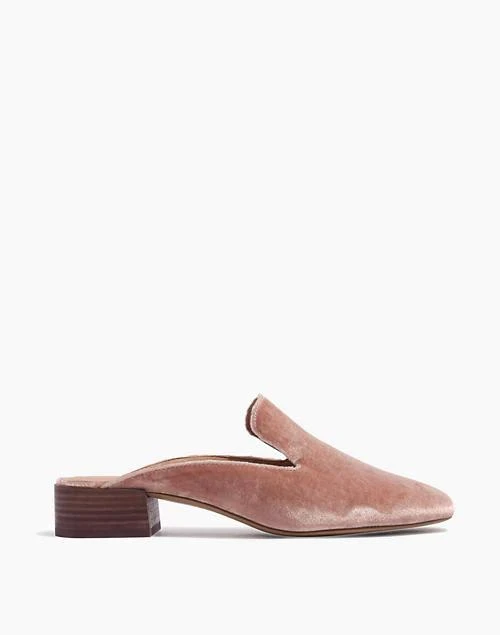 商品Madewell|The Willa Loafer Mule in Velvet,价格¥718,第2张图片详细描述