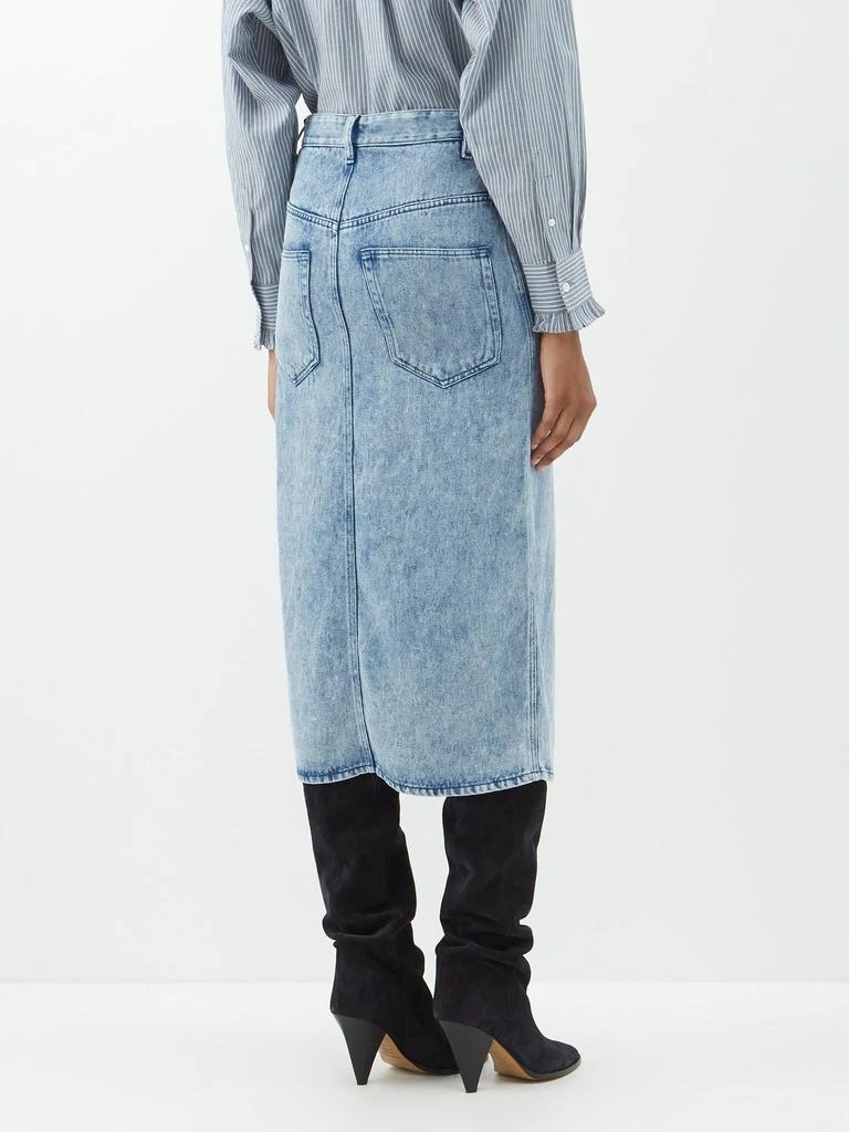 商品Isabel Marant Étoile|Tilauria stretch-denim midi skirt,价格¥1615,第3张图片详细描述