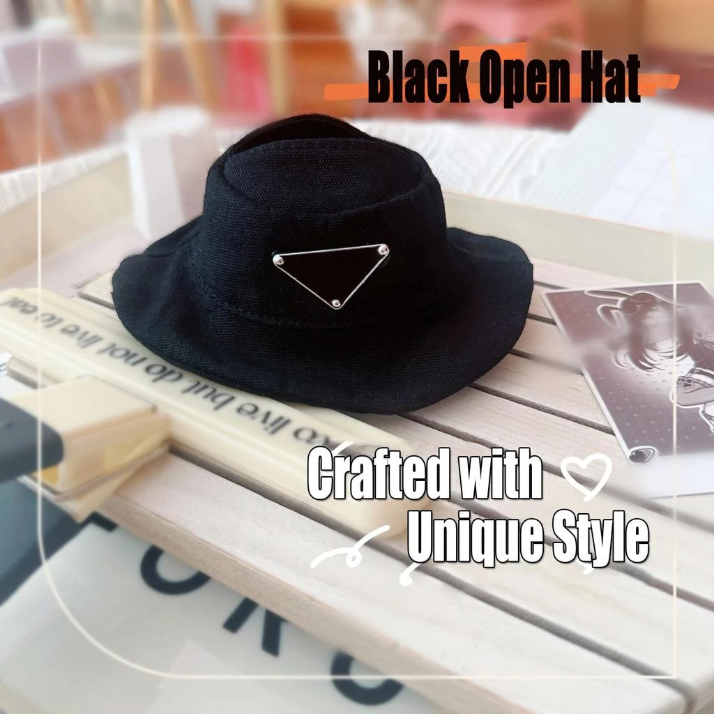 商品Generic|Clothes for Labubu(NO Doll) - Hat & Overalls Set for Labubu Clothes 15cm/17cm Doll Accessories Suit for Dress Up, Play & Collector Display (Black),价格¥158,第2张图片详细描述