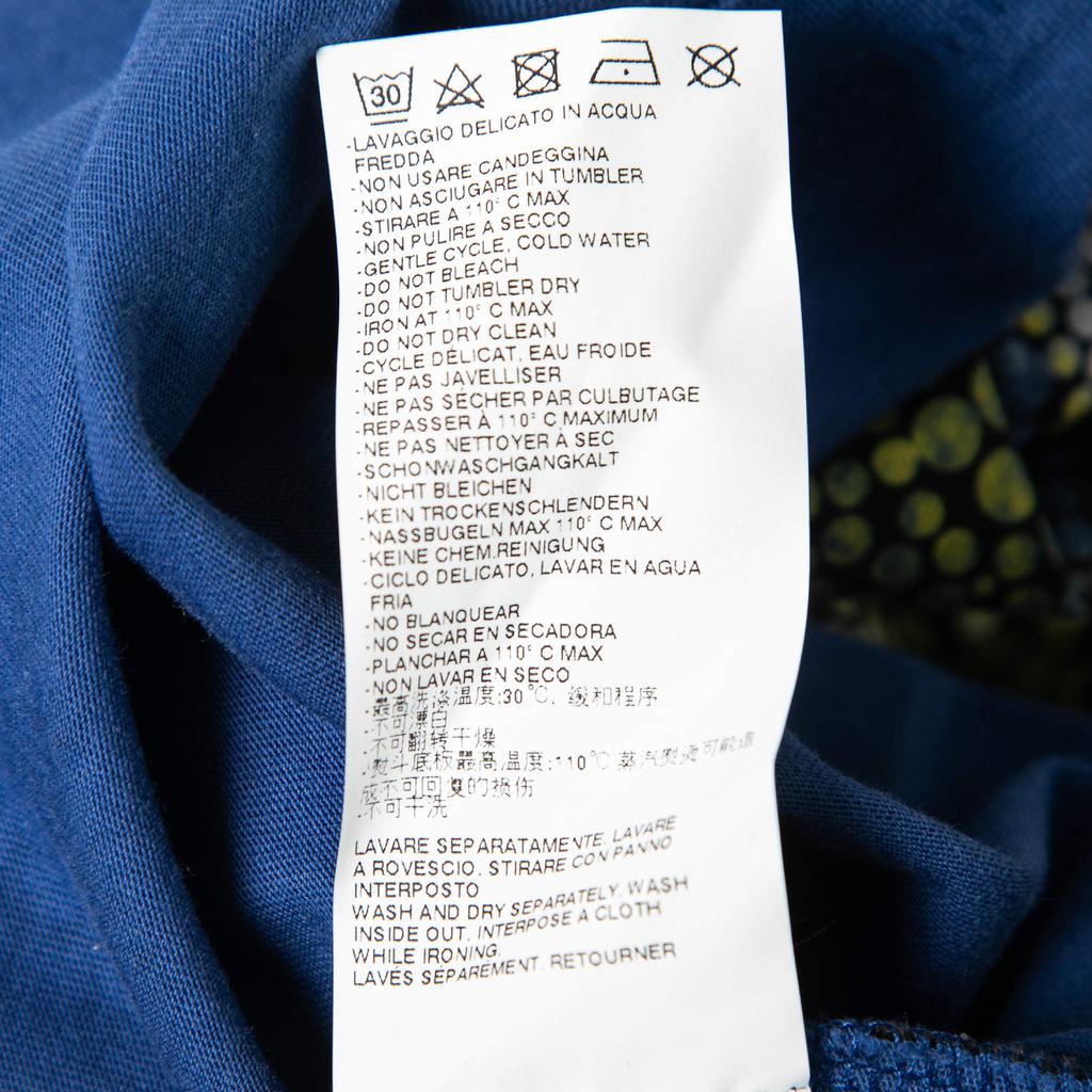 Just Cavalli Blue Lion Printed Cotton Short Sleeve T-Shirt S商品第7张图片规格展示