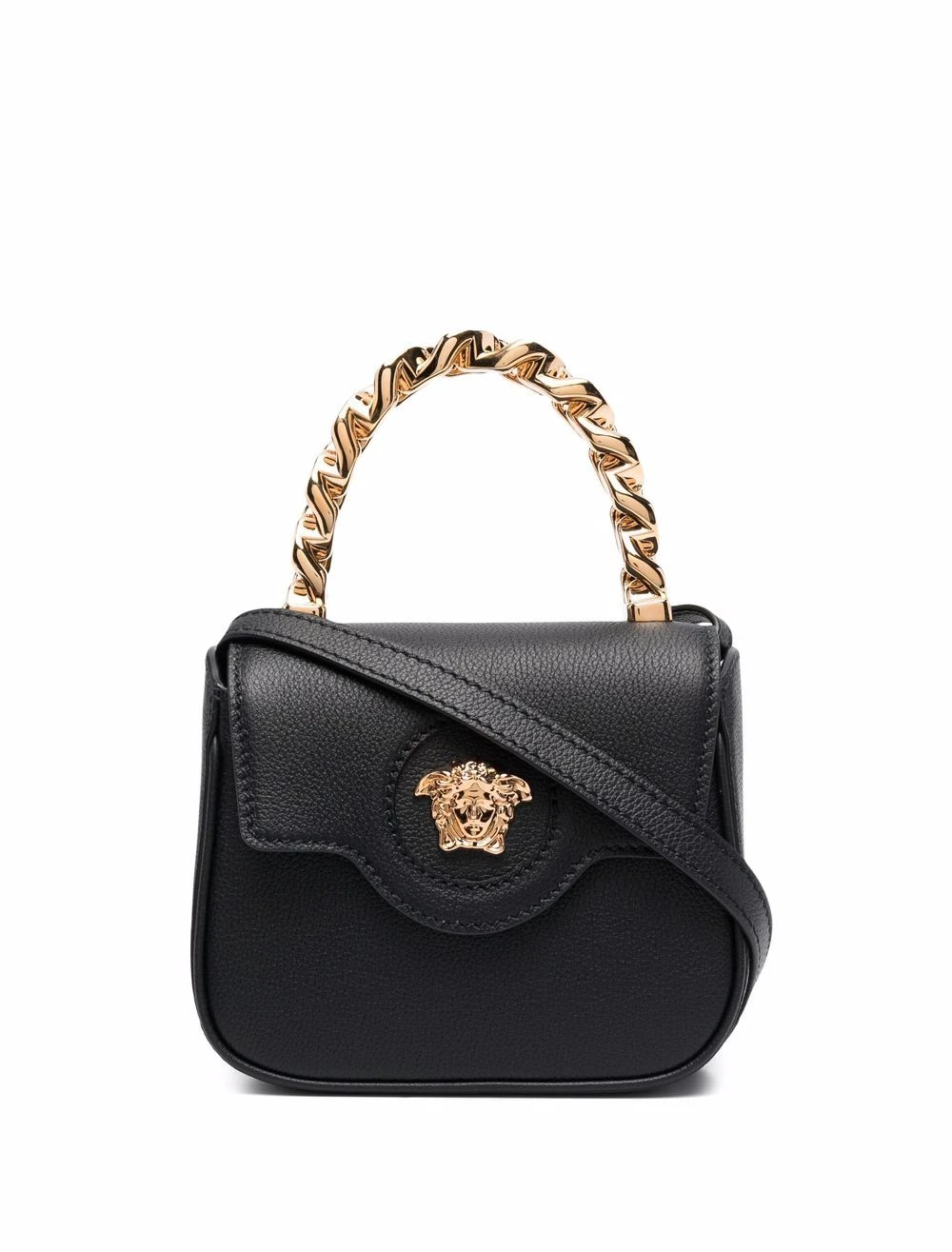 商品Versace|Versace 女士手提包 1003016DVIT2T1B00V-0 黑色,价格¥9012,第5张图片详细描述