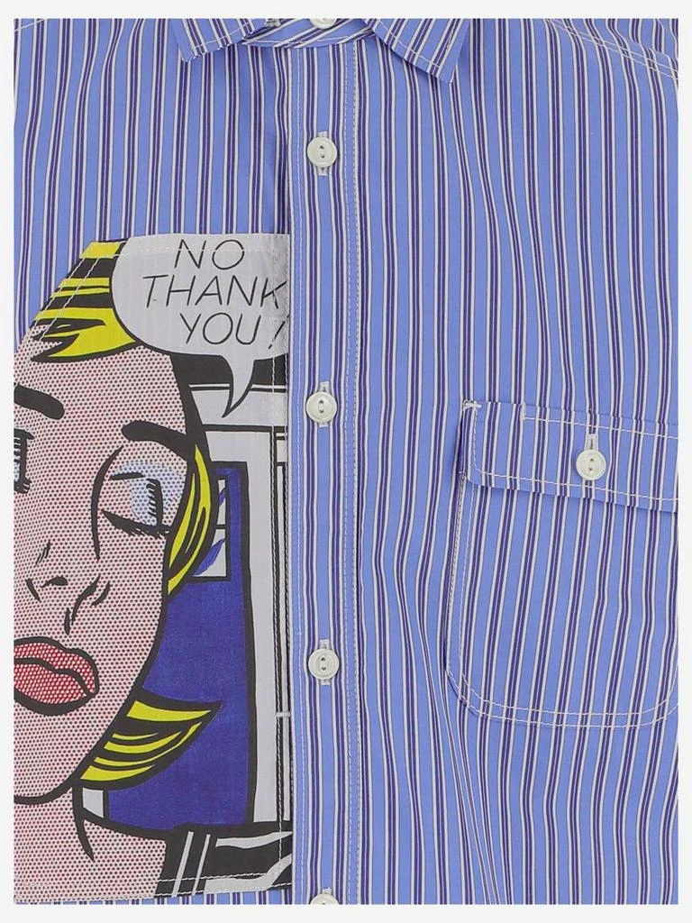 商品Junya Watanabe|JUNYA WATANABE PATCHWORK PATTERN COTTON SHIRT,价格¥3127,第3张图片详细描述