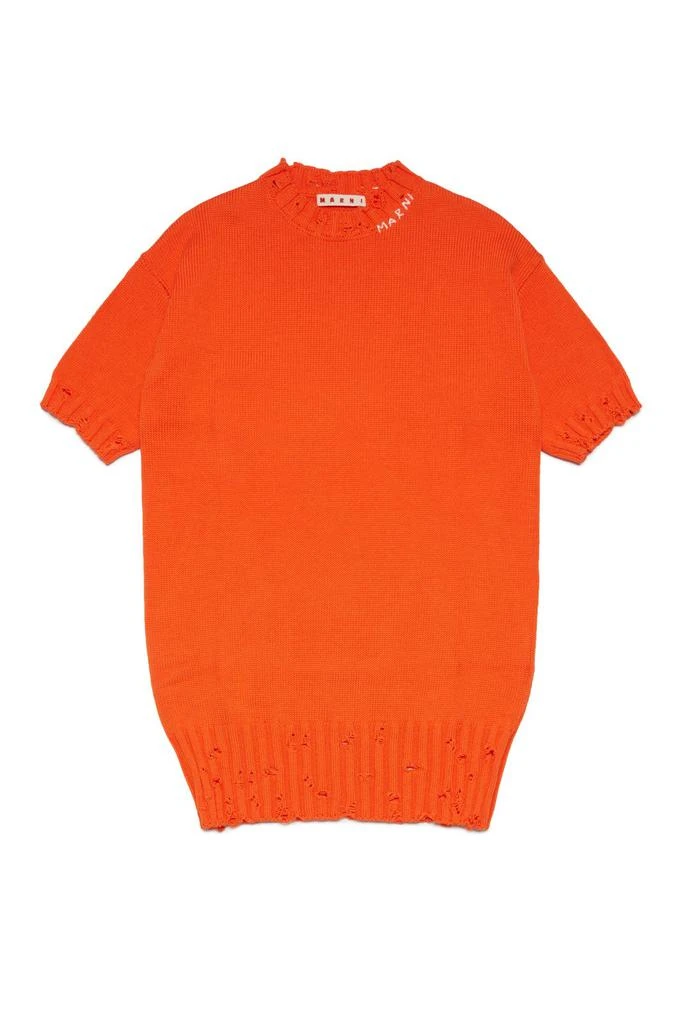 商品Marni|Marni Kids Distressed Short-Sleeved Dress,价格¥1435,第1张图片
