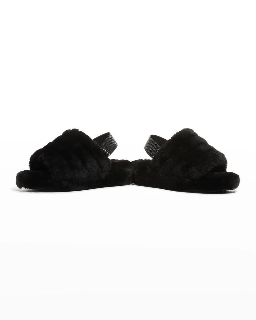 商品UGG|Fluff Yeah Shearling Bling Slingback Slippers,价格¥688,第5张图片详细描述