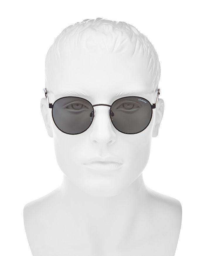 商品Polaroid|Men's Polarized Round Sunglasses, 50mm,价格¥484,第4张图片详细描述