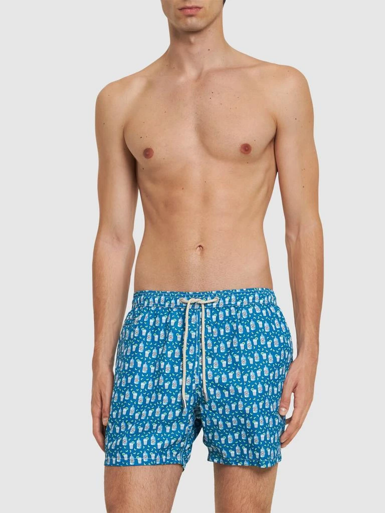 商品Mc2 Saint Barth|Micro Gin Print Ultralight Swim Shorts,价格¥1086,第1张图片详细描述