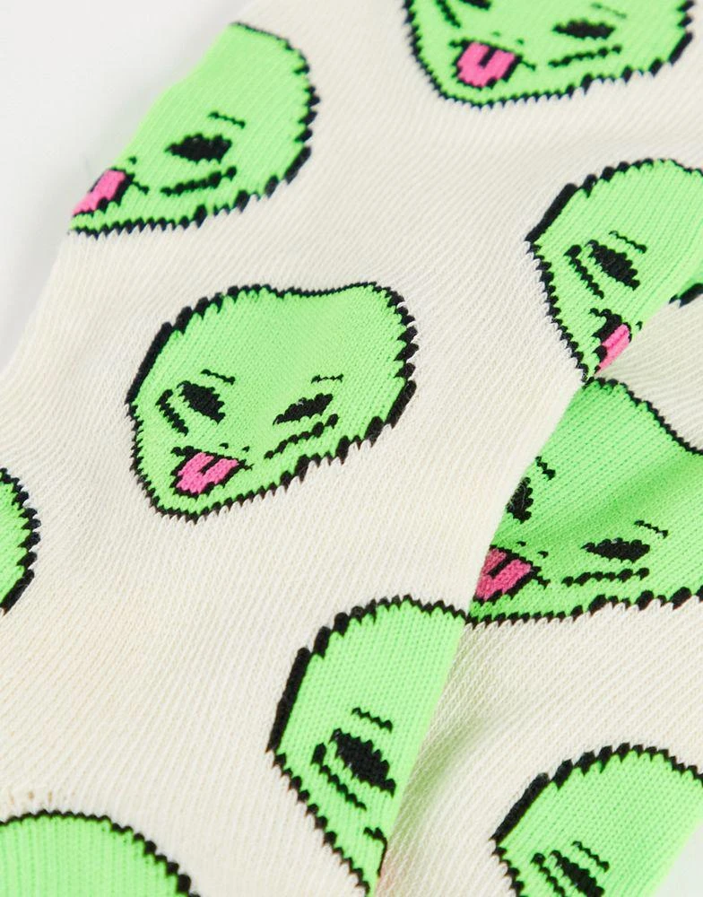商品Rip N Dip|RIPNDIP we out here socks in white,价格¥109,第4张图片详细描述
