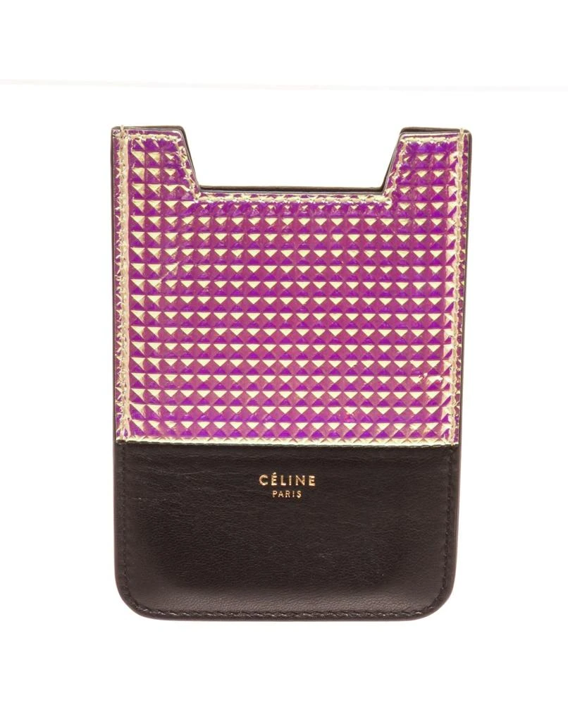 商品[二手商品] Celine|Celine Purple Black Leather iPhne Case,价格¥1194,第1张图片