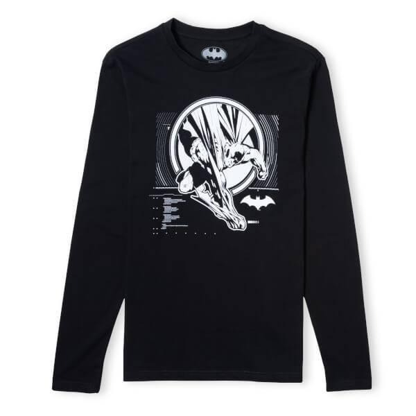 Batman Action Unisex Long Sleeve T-Shirt - Black商品第1张图片规格展示