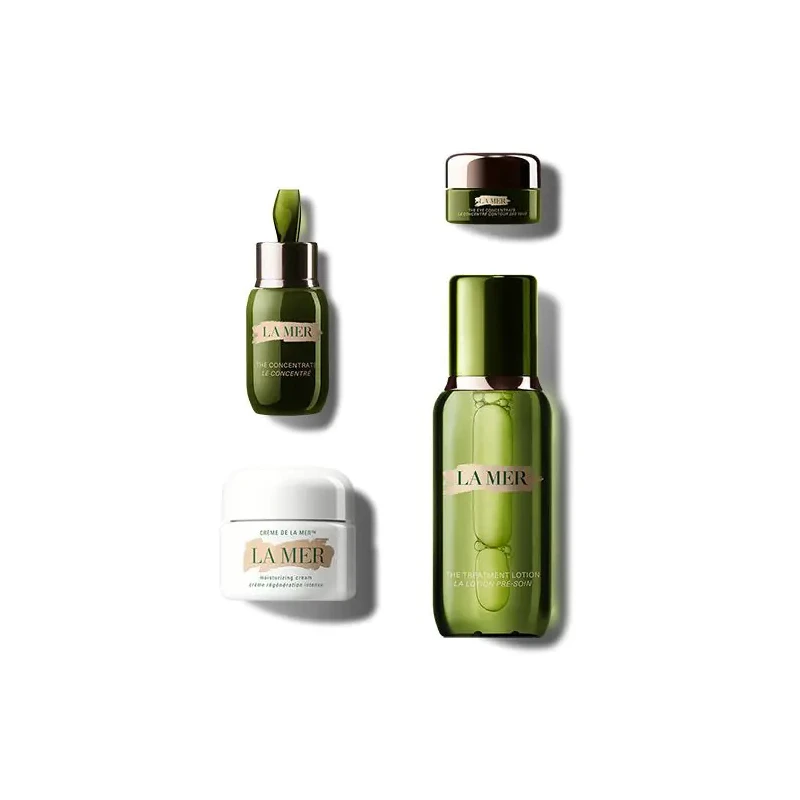 La Mer海蓝之谜护肤4件套 套装 精粹水100ml+面霜30ml+浓缩精华露15ml+眼部浓缩密集修护眼霜5ml 商品