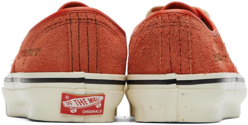 商品Vans|Red Julian Klincewicz Edition OG Authentic SP LX Sneakers,价格¥418,第4张图片详细描述