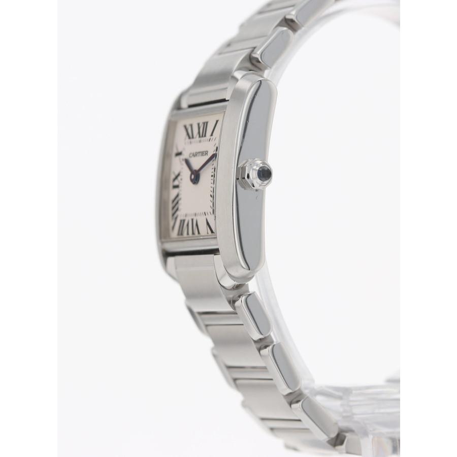 Pre-owned Cartier Tank Francaise Quartz White Dial Ladies Watch 2384商品第3张图片规格展示
