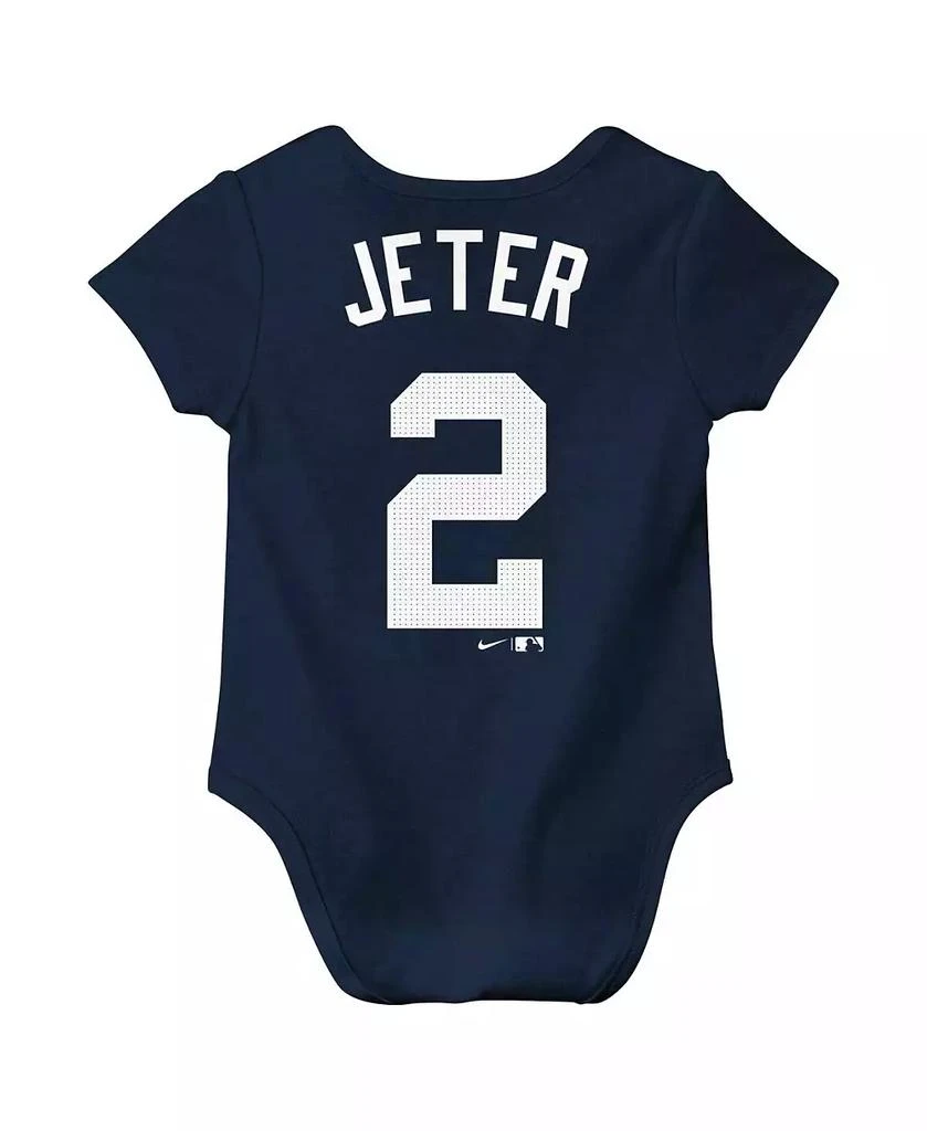 商品NIKE|Baby Boys and Girls Derek Jeter Navy New York Yankees Fuse Name Number Bodysuit,价格¥198,第3张图片详细描述