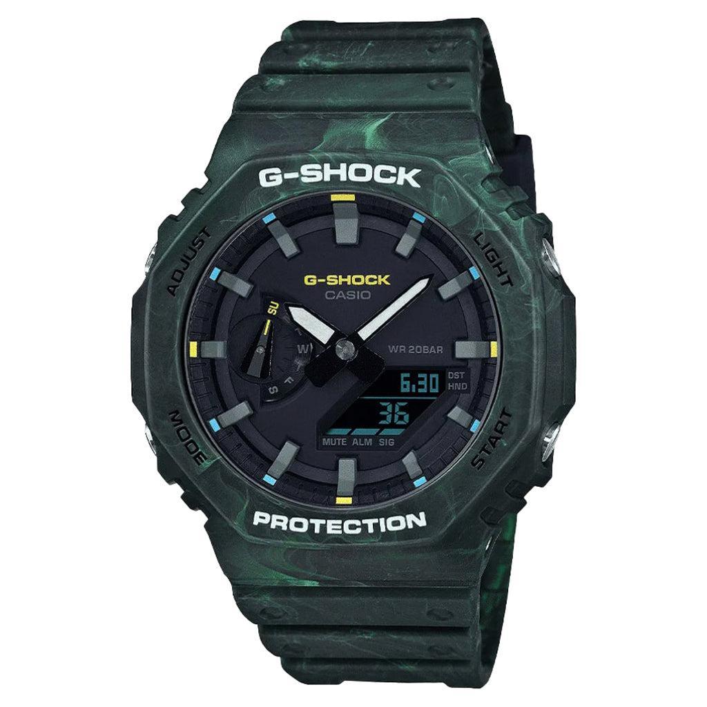 商品G-Shock|G-Shock GA2100FR-3A - Green/Yellow,价格¥888,第1张图片