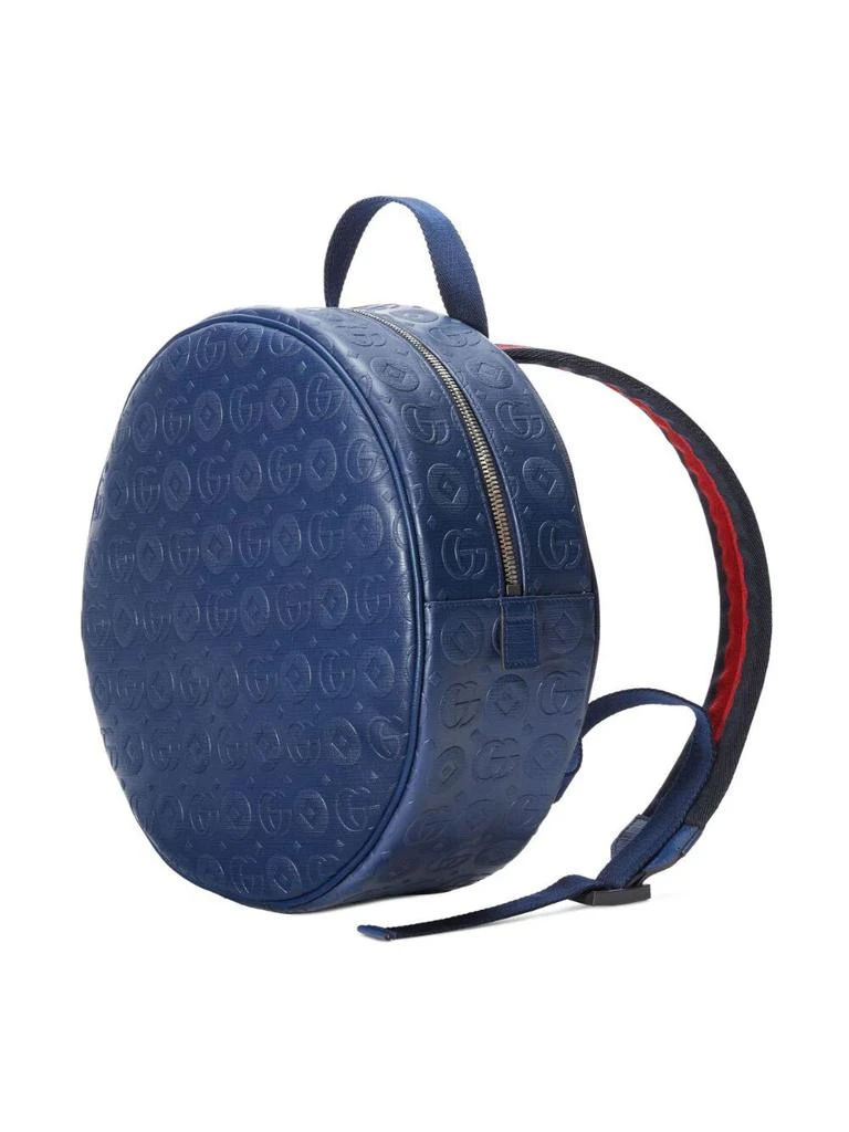 商品Gucci|Double g geometric round backpack,价格¥5384,第3张图片详细描述