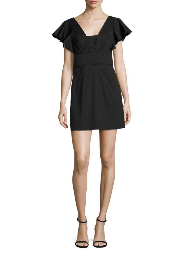 商品Milly|Milly Stretch-Cotton Poplin Deni Dress,价格¥1250,第1张图片