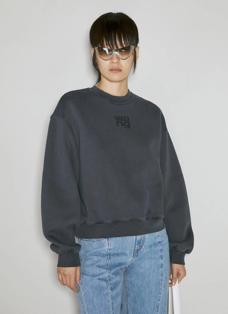 商品Alexander Wang|Pulff ogo Sweatshirt,价格¥1534,第1张图片