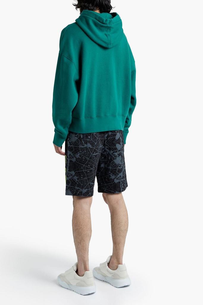 商品Palm Angels|Embroidered printed French cotton-blend terry hoodie,价格¥4078,第5张图片详细描述