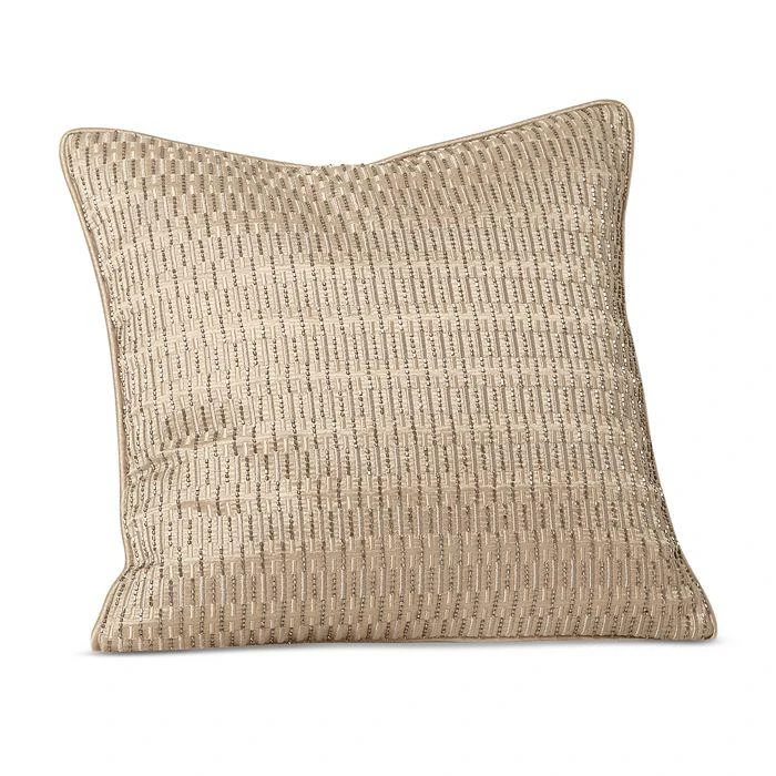 商品Hudson|Linear Sandstone Beaded Decorative Pillow, 16" x 16" - Exclusive,价格¥398,第1张图片