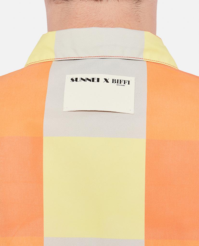 SUNNEI X BIFFI Check shirt商品第4张图片规格展示