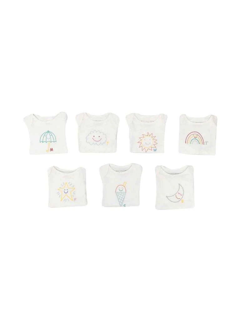 商品Stella McCartney|Stella McCartney Kids White Set Baby Unisex,价格¥895,第1张图片