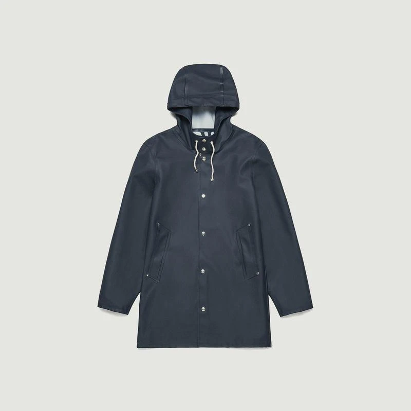 商品Stutterheim|Stockholm Rain Coat Navy Blue STUTTERHEIM,价格¥1851,第1张图片